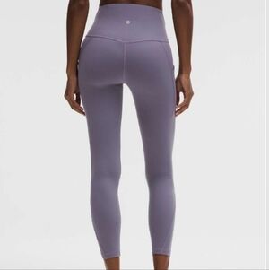Lululemon Align High-Rise Pant 25" *Pockets Grape Mist NWT
